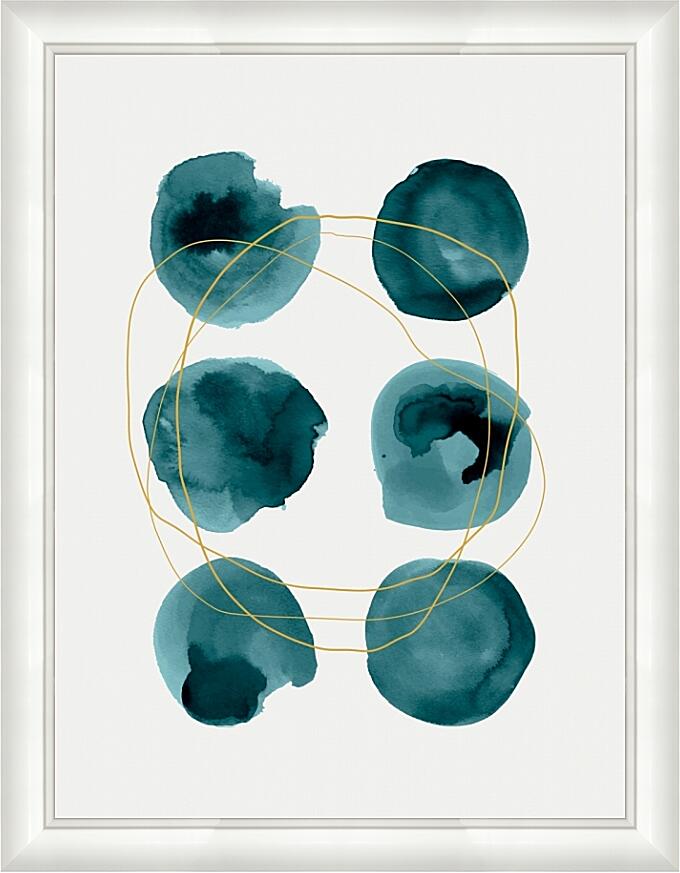 Картина - Синие круги