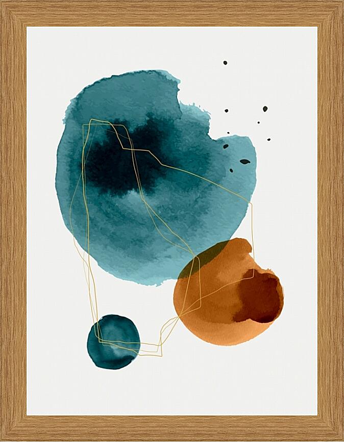 Картина - Синие круги 2