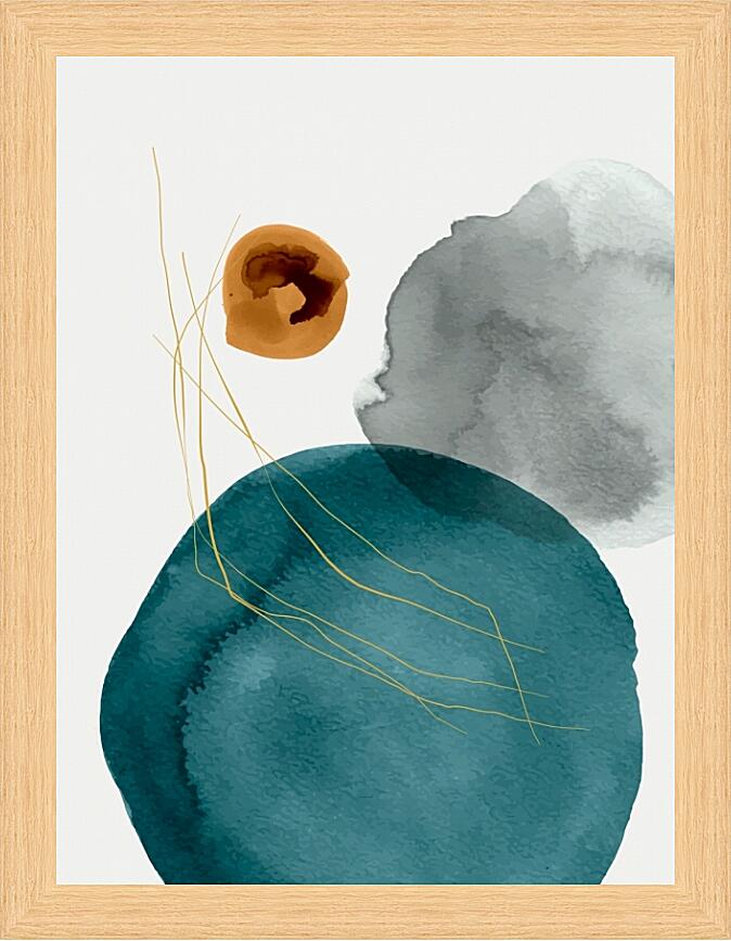 Картина - Синие круги 3