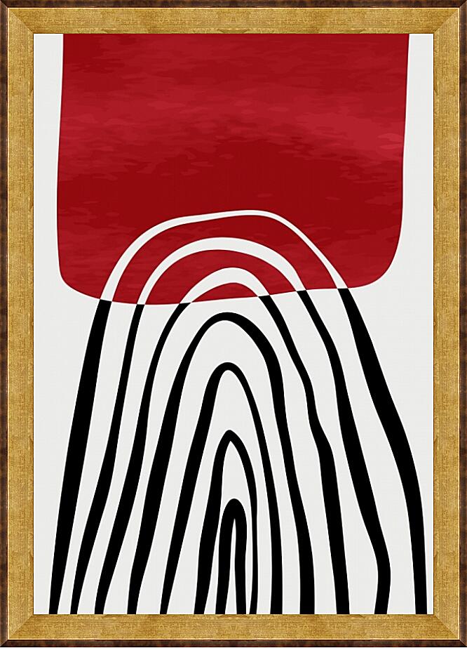 Картина - Красное и черное