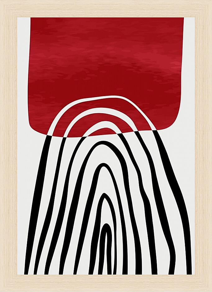 Картина - Красное и черное