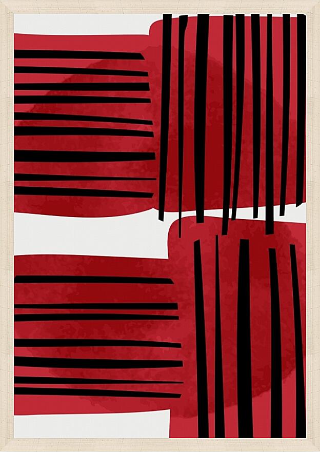 Картина - Красное и черное 2