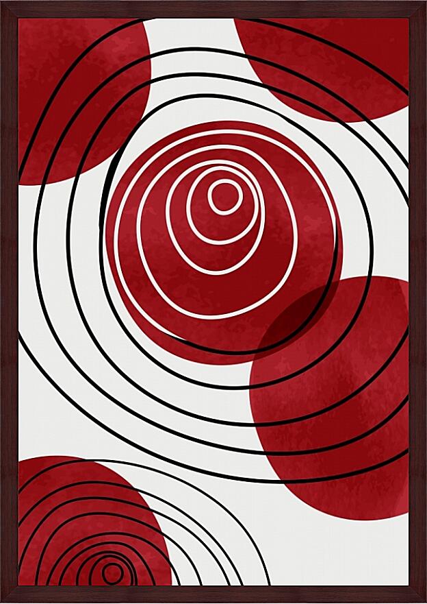 Картина - Красное и черное 3