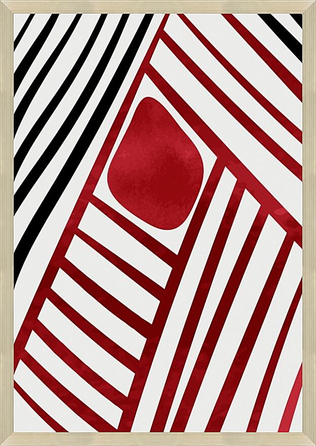 Картина - Красное и черное 4