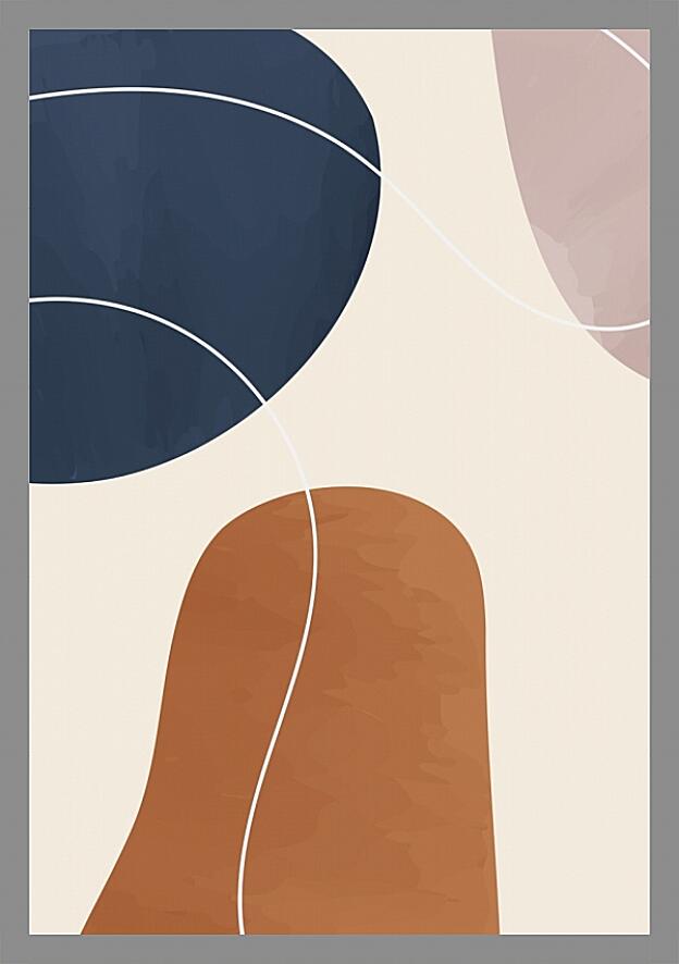 Картина - Белые линии