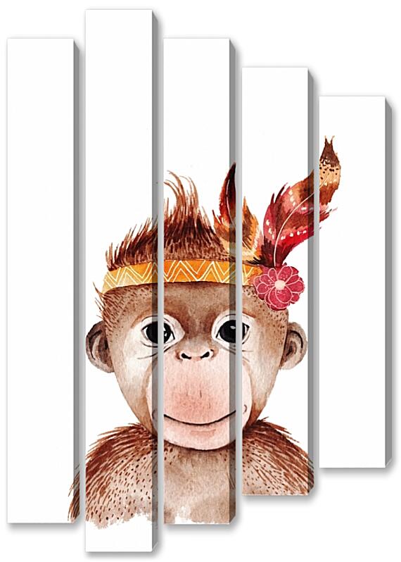 Модульная картина - Boom Shaka Laka №2