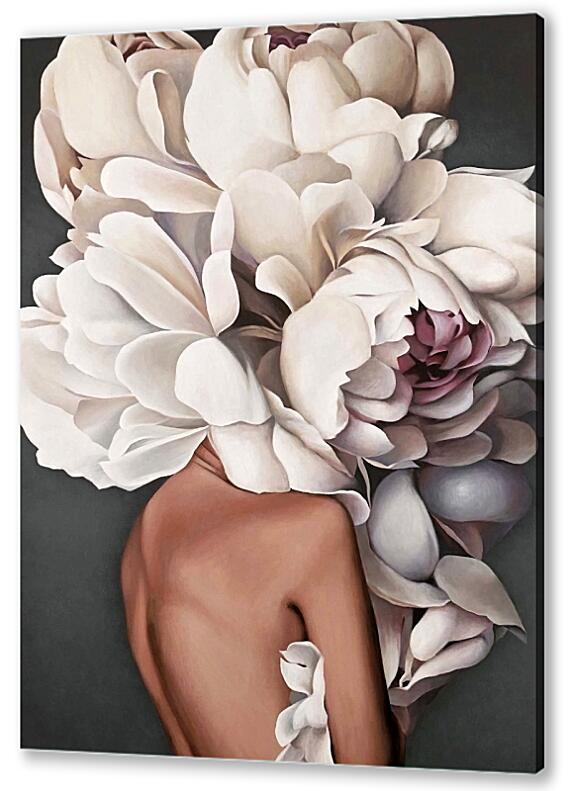 Постер (плакат) - Девушка-цветок №3