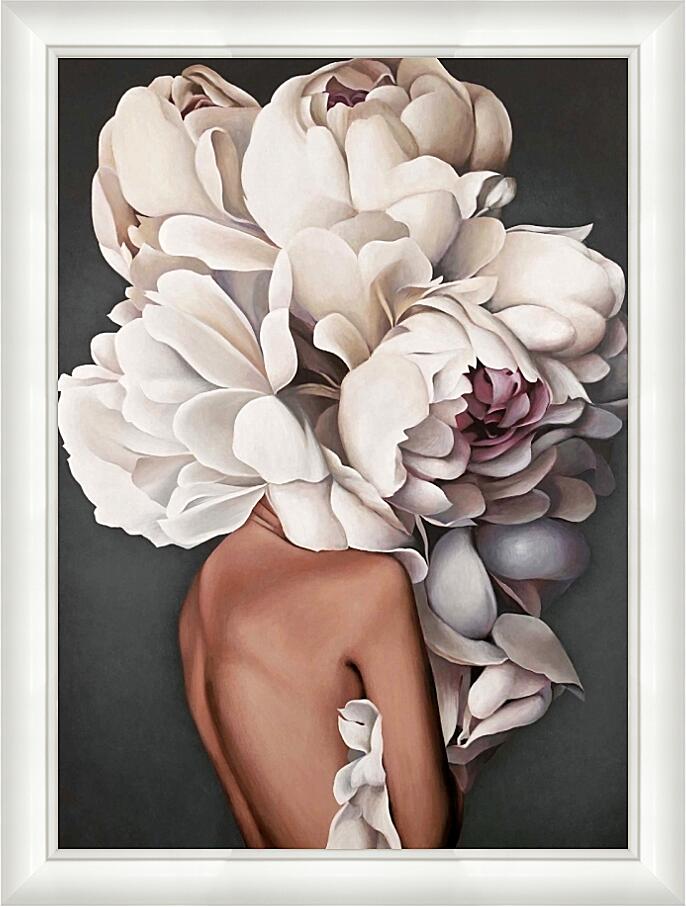 Картина - Девушка-цветок №3