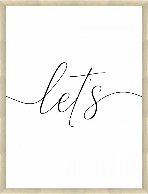 Картина - Lets stay home №1