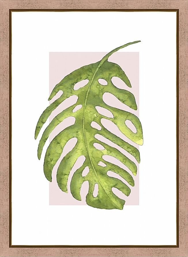 Картина - Листья и ананас №3