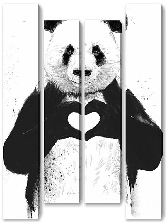 Модульная картина - Панда №2