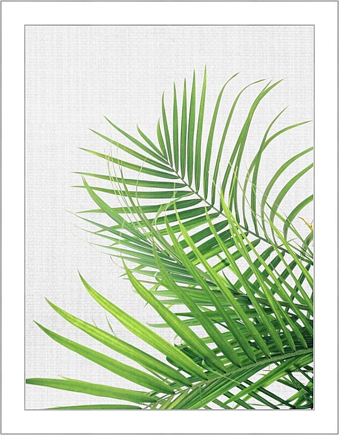 Картина - Животные и листья №2