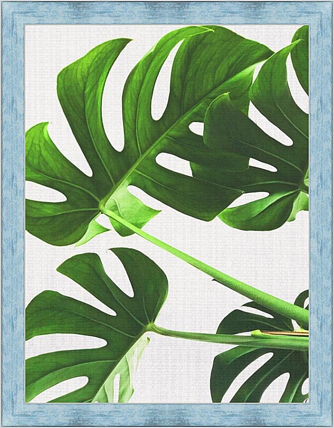 Картина - Животные и листья №3