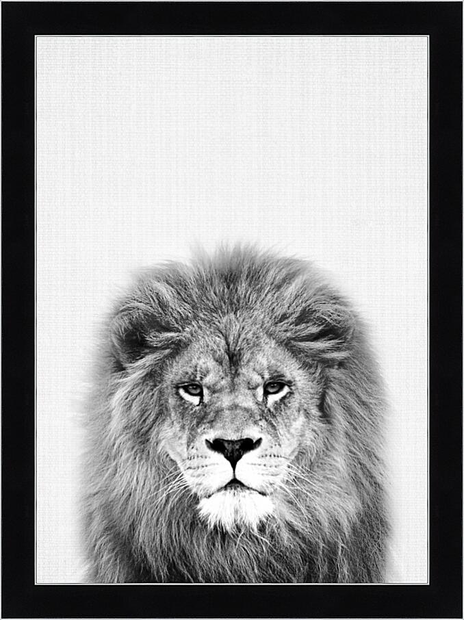 Картина - Животные и листья №4