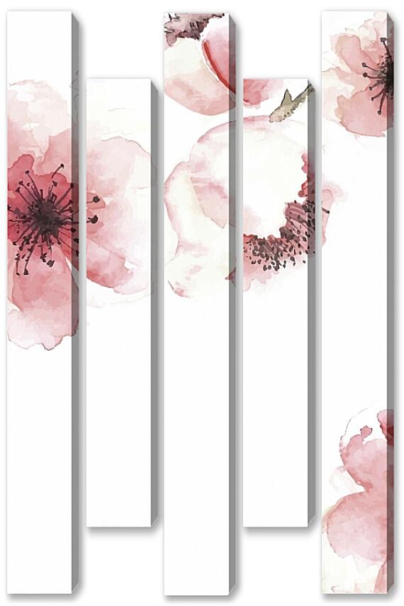 Модульная картина - Акварель №1