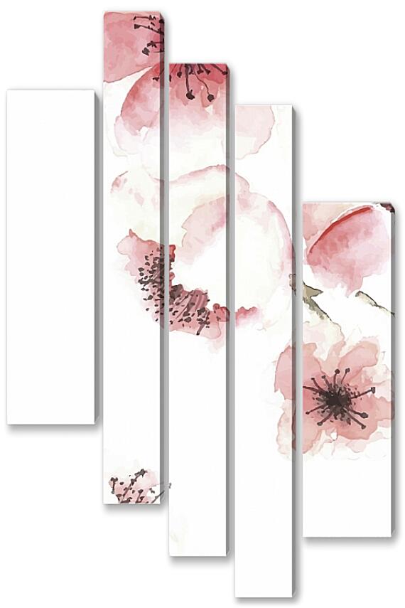 Модульная картина - Акварель №2