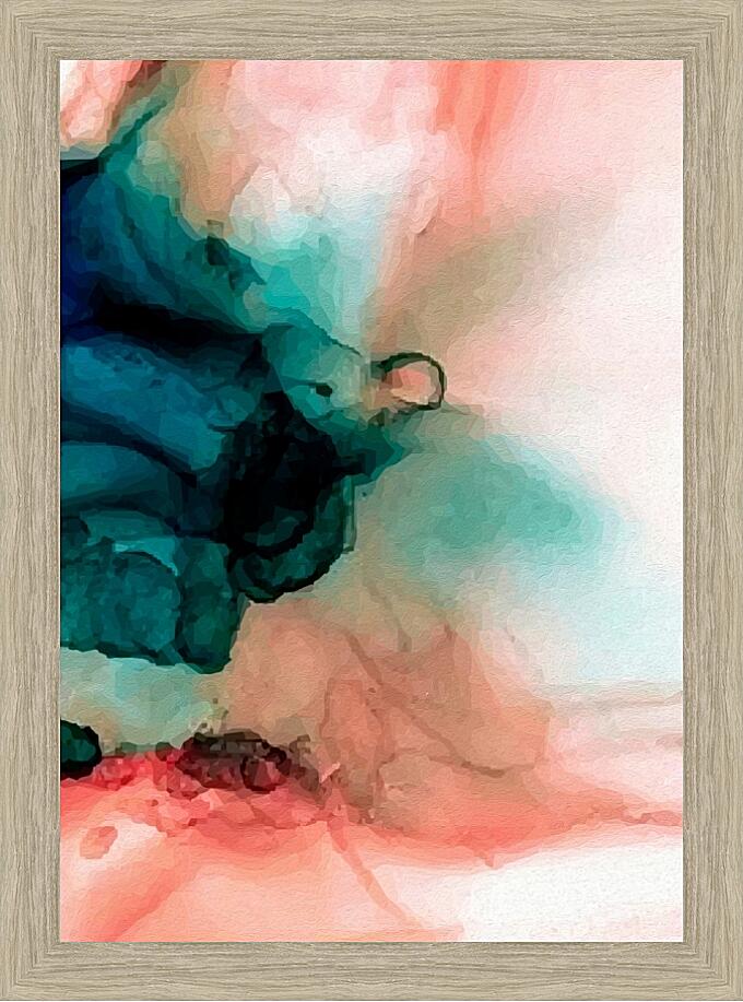 Картина - Розовое и синее №2