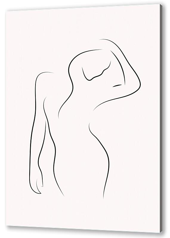 Постер (плакат) - Женский силуэт №3