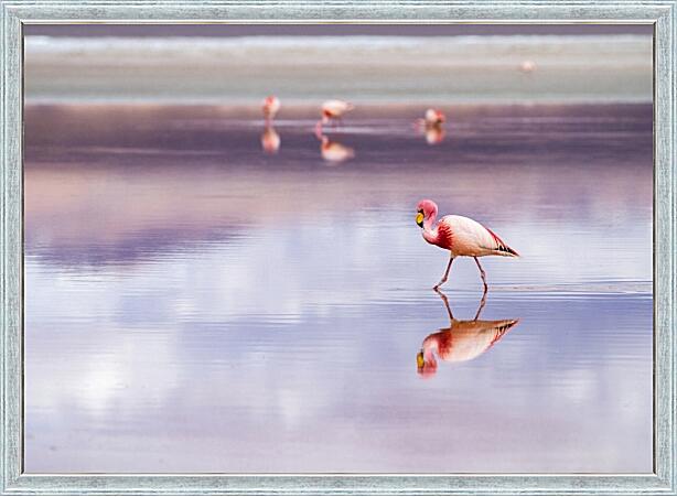 Картина - Розовый фламинго №3