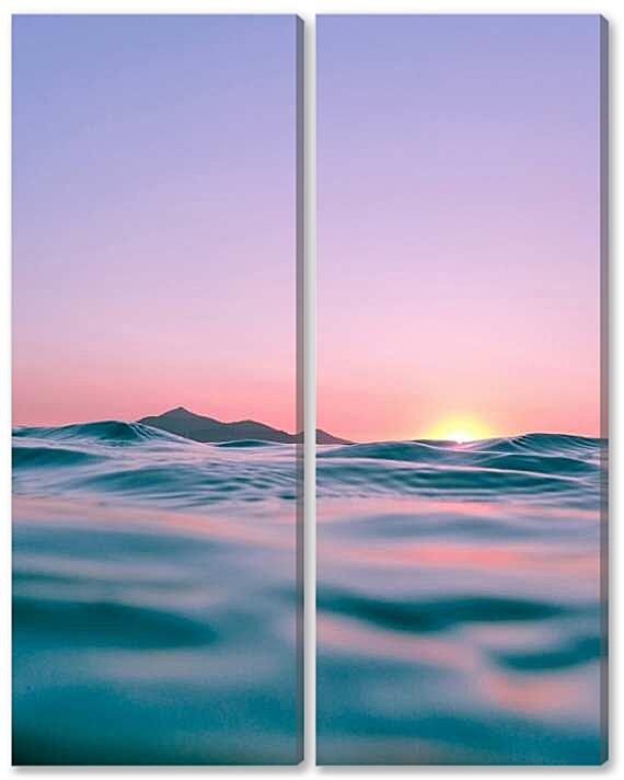 Модульная картина - Розовый фламинго №4