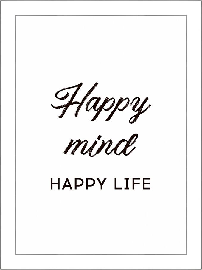 Картина - Счастливый разум - счастливая жизнь №2