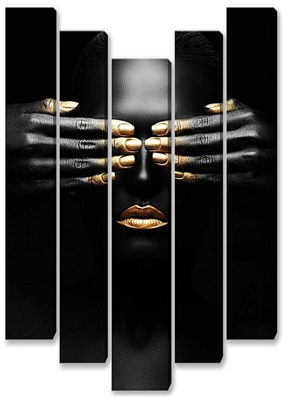 Модульная картина - Закрой глаза №3