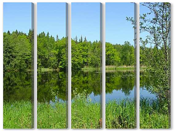Модульная картина - Большое Святое озеро