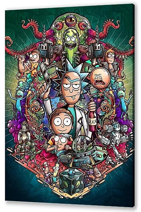 Постер (плакат) - Rick and Morty Official