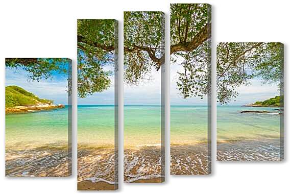 Модульная картина - Море солнце пляж