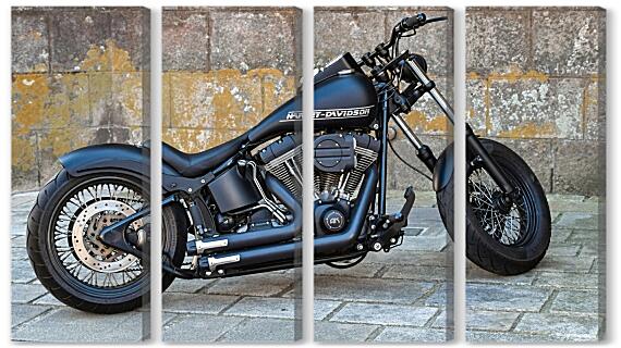 Модульная картина - Harley Davidson Side Black