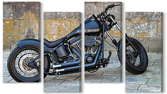 Модульная картина - Harley Davidson Side Black