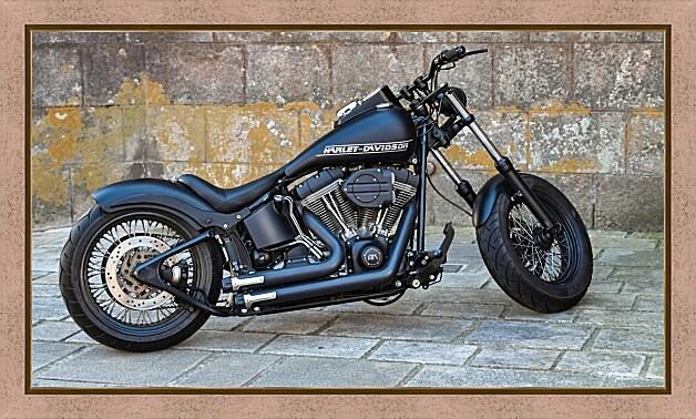Картина - Harley Davidson Side Black