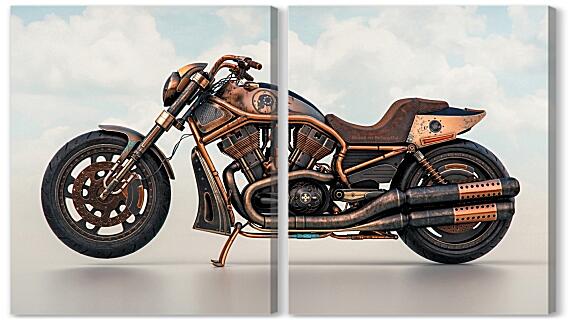 Модульная картина - Harley Davidson Modified Bikes Behance