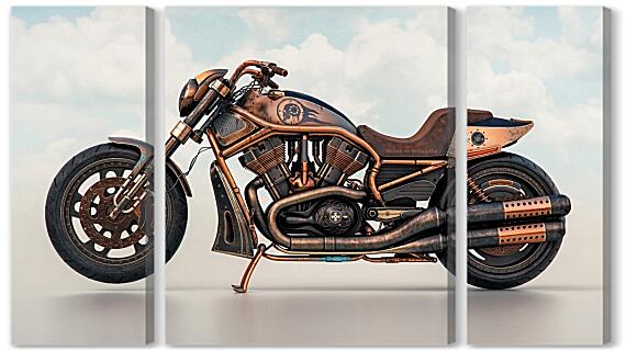 Модульная картина - Harley Davidson Modified Bikes Behance
