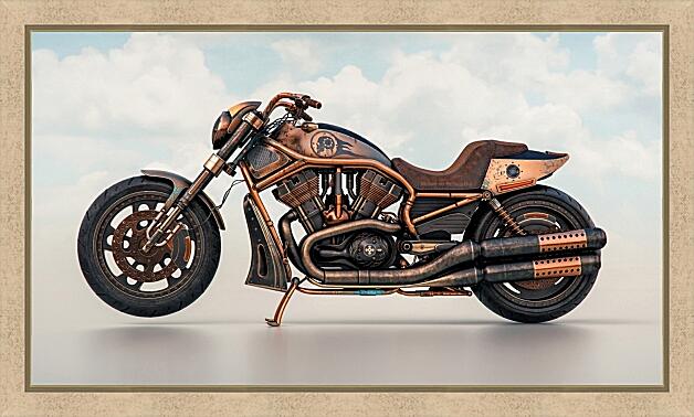 Картина - Harley Davidson Modified Bikes Behance