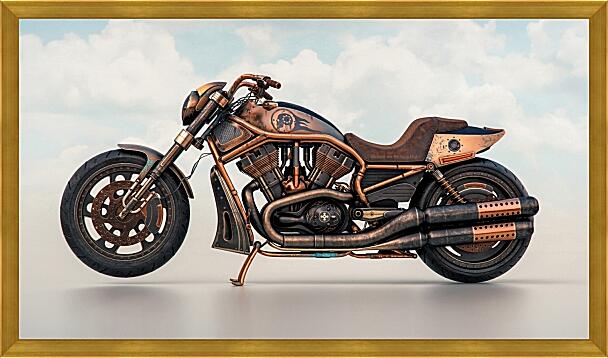 Картина - Harley Davidson Modified Bikes Behance