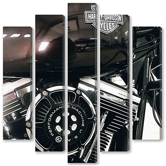 Модульная картина - Harley Davidson