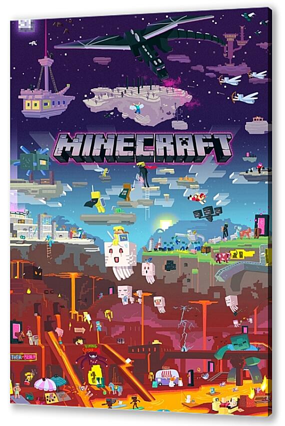 Постер (плакат) - Minecraft Poster