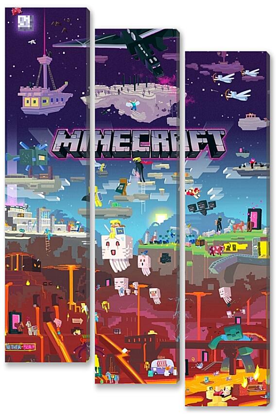 Модульная картина - Minecraft Poster