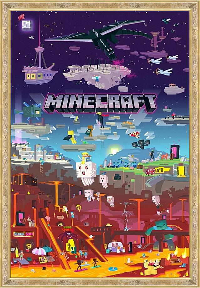 Картина - Minecraft Poster