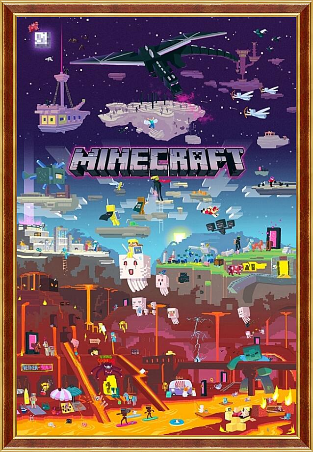 Картина - Minecraft Poster