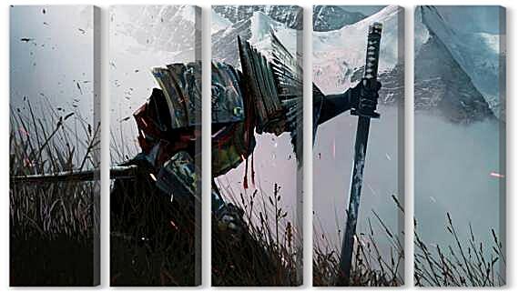 Модульная картина - Samurai Katana