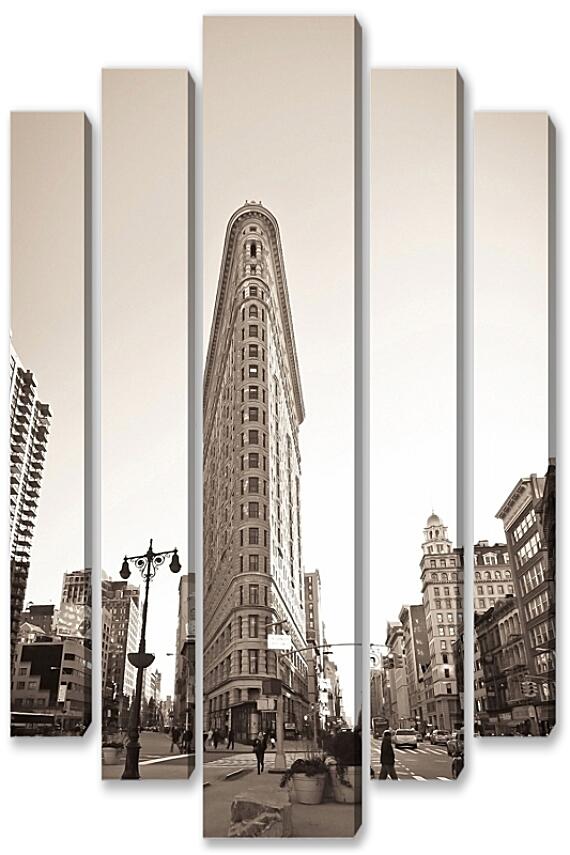 Модульная картина - Флэтайрон-билдинг