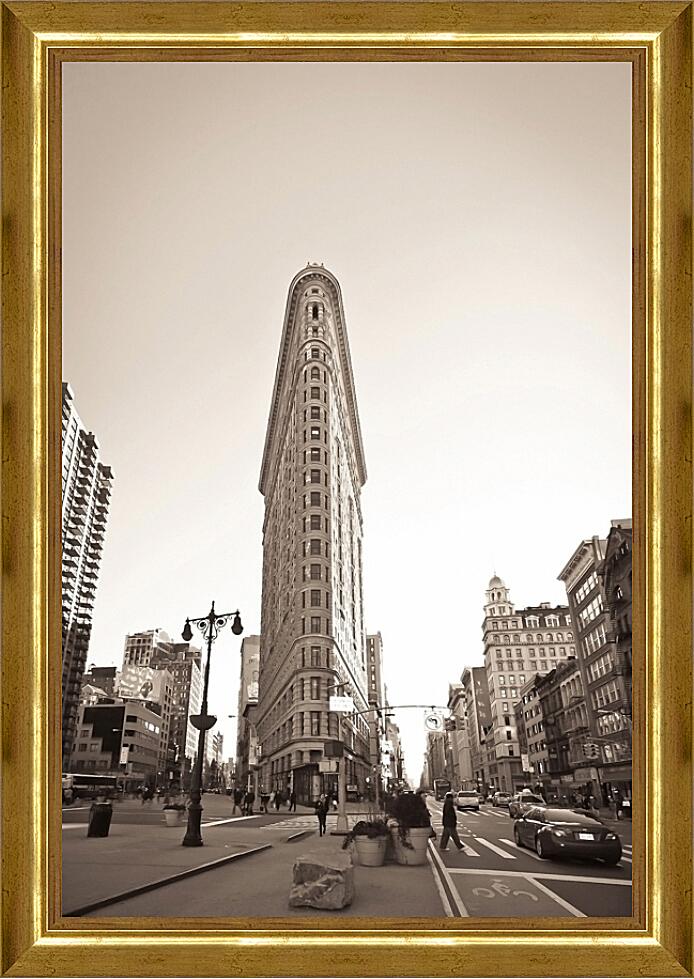 Картина - Флэтайрон-билдинг