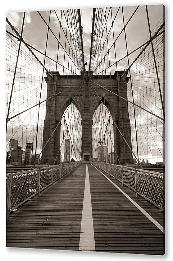 Картина маслом - Бруклинский мост