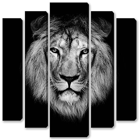 Модульная картина - Лев
