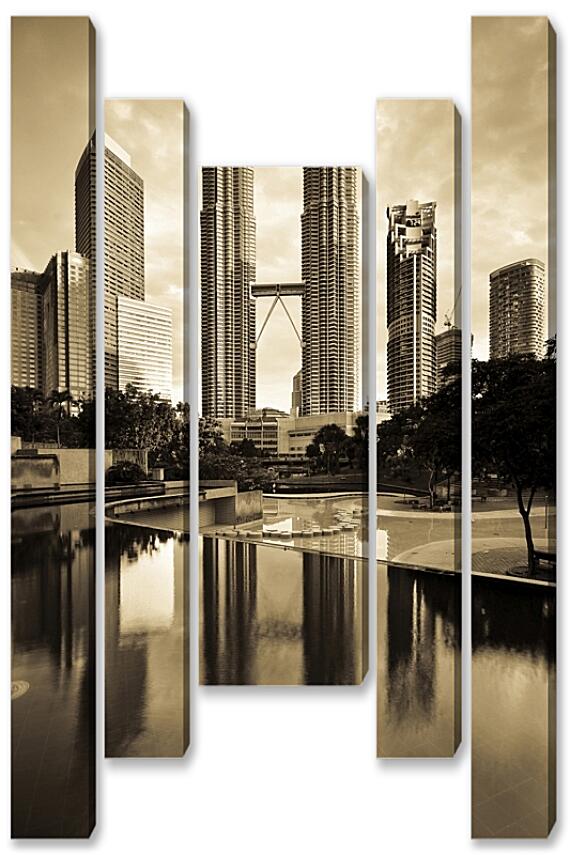 Модульная картина - Башни Петронас
