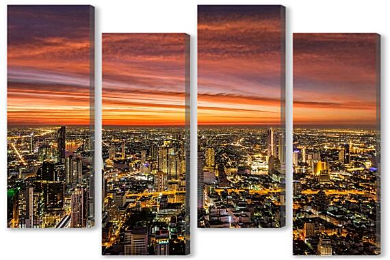Модульная картина - Бангкок