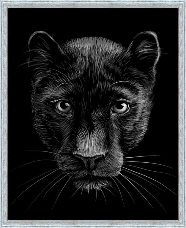 Картина - Чёрная пантера