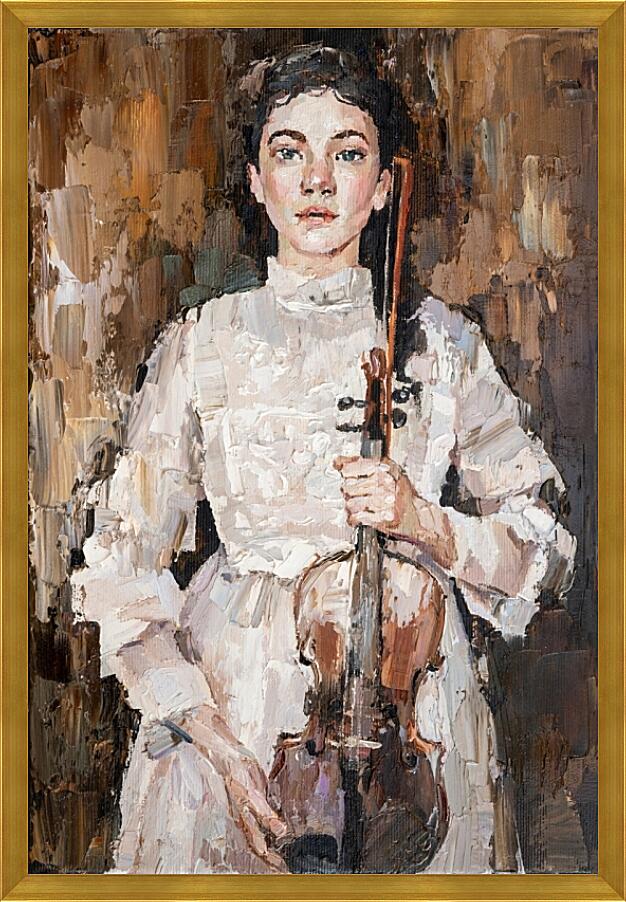 Картина - Скрипка в женских руках